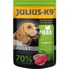 Julius-K9 Dog Adult Turkey alutasakos kutyaeledel - 125g (pulykás)